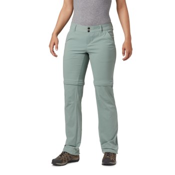 Columbia Saturday Trail II Stretch Convertible, Pantalones Verdes Claro Para Mujer | 495286-EMV